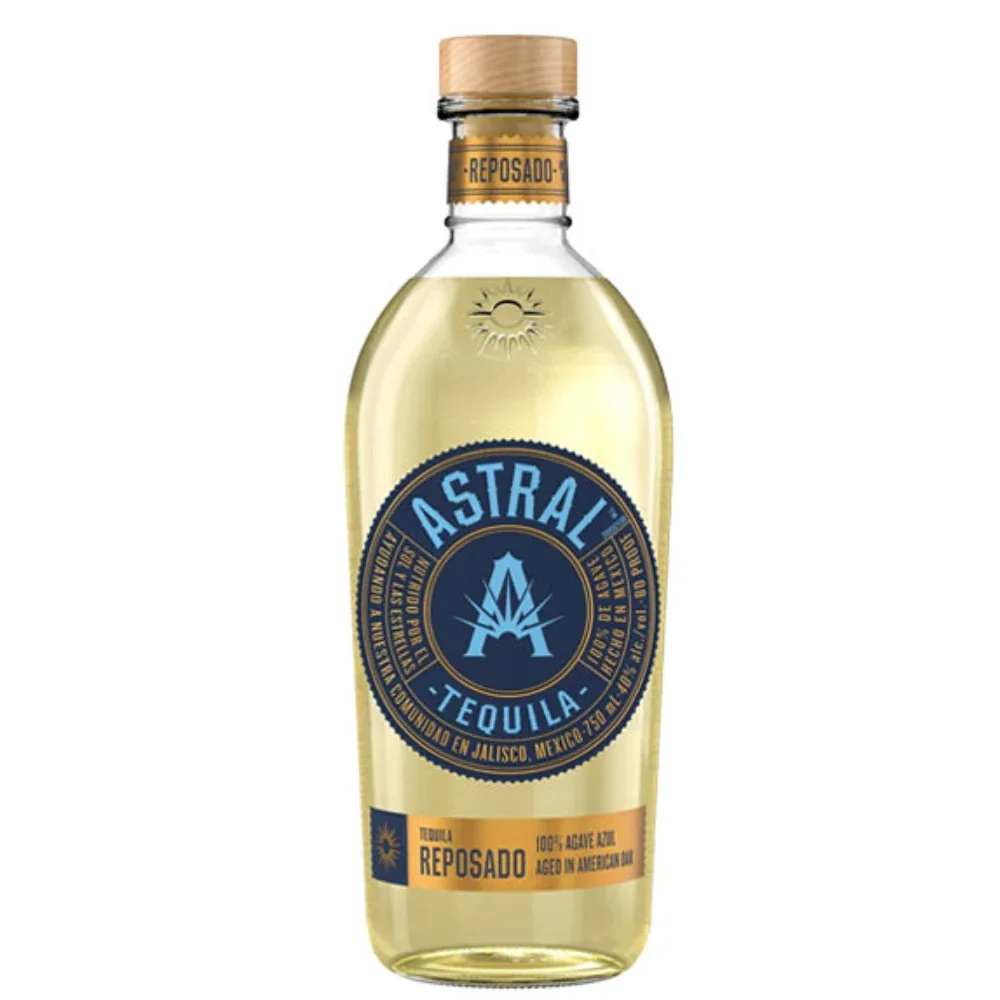 A bottle of Astral Reposado