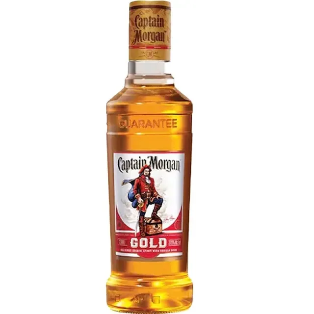 A bottle of Captain Gold