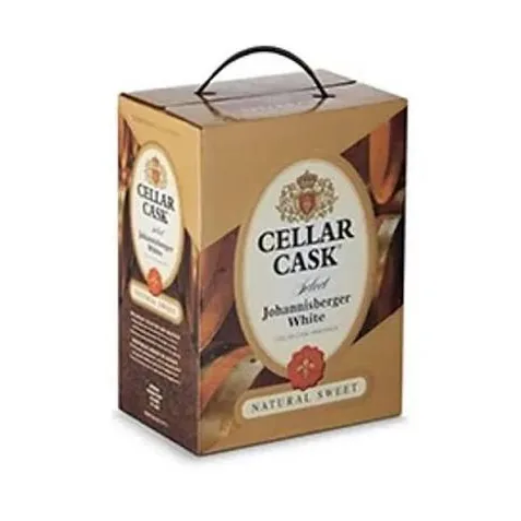 A bottle of Cellar Cask White, 5L