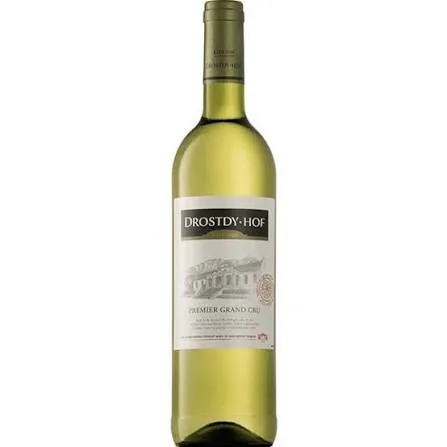 A bottle of Drostdy-Hof White