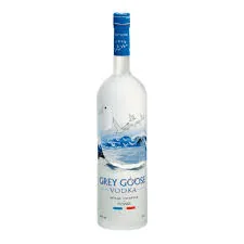 A bottle of Grey Goose