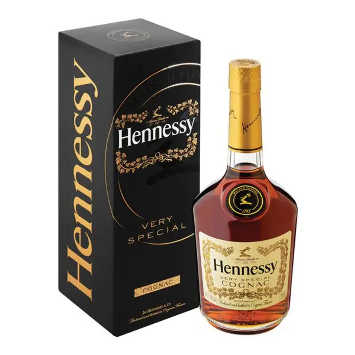A bottle of Hennessy VS