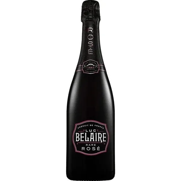A bottle of Luc Belaire Rosé
