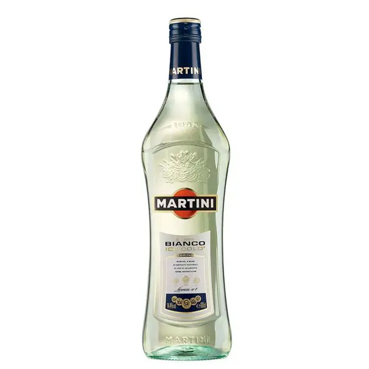 A bottle of Martini Bianco