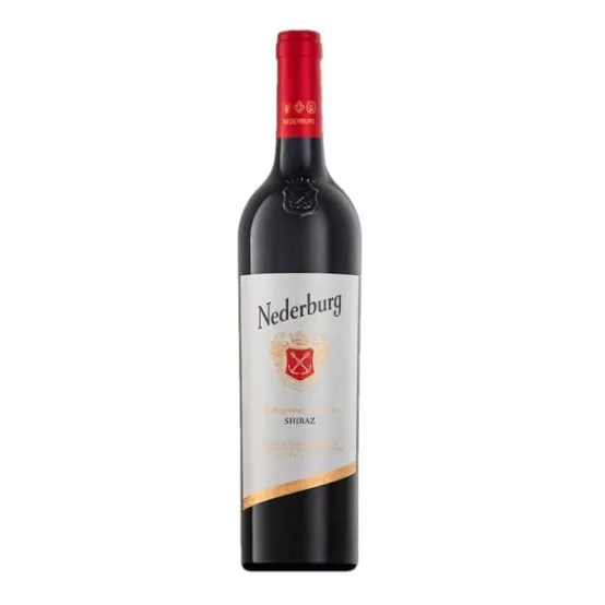 A bottle of Nederberg Shiraz