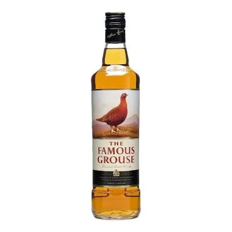A bottle of The Famous Grouse