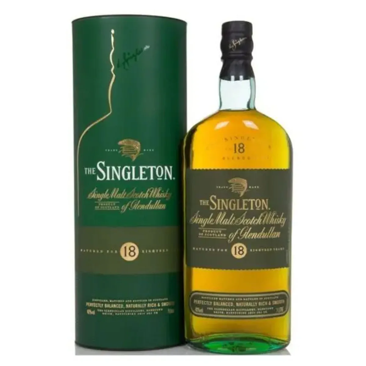 A bottle of The Singleton 18 Year Old