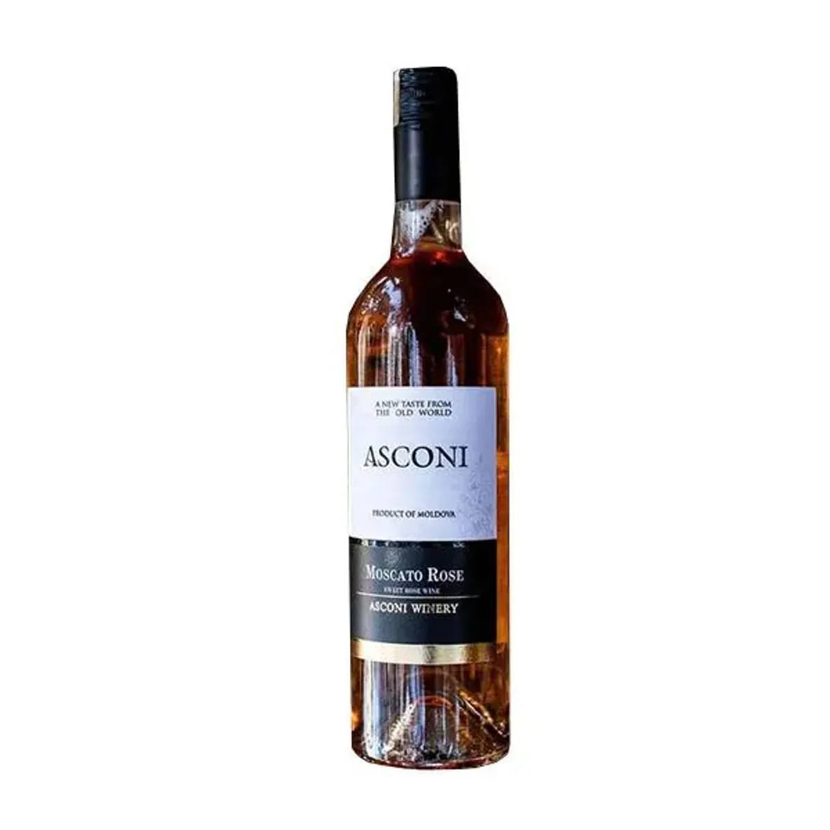 A bottle of Asconi Moscato Rosé