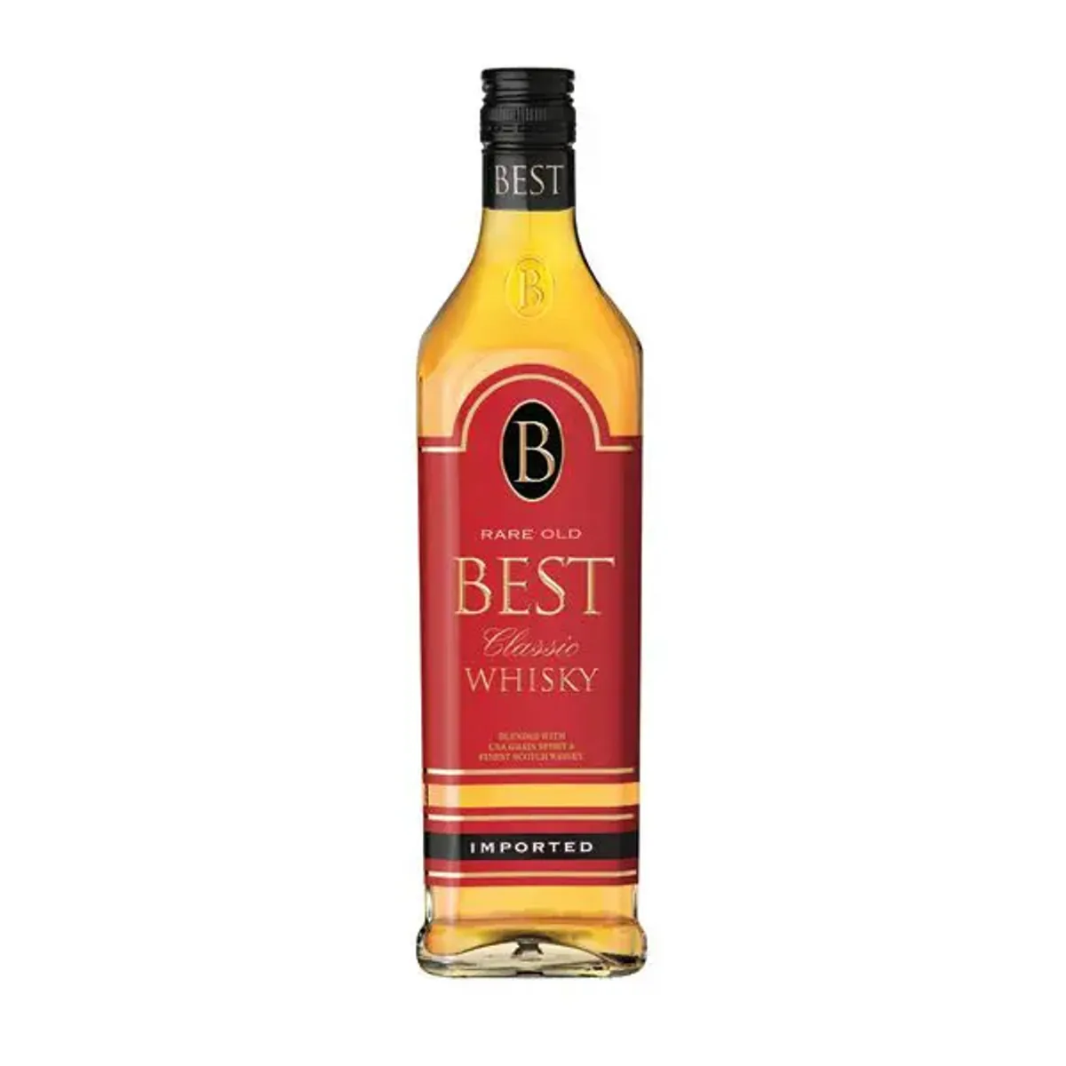 A bottle of Best Whisky