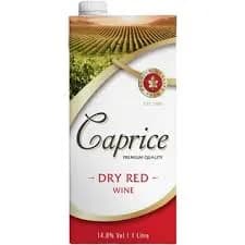 A bottle of Caprice Dry Redtetra