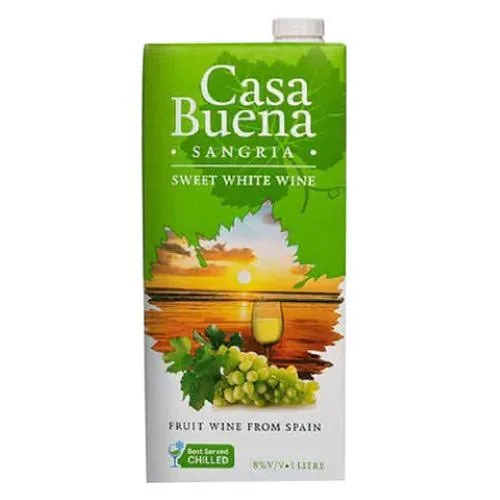 A bottle of Casa Buena White
