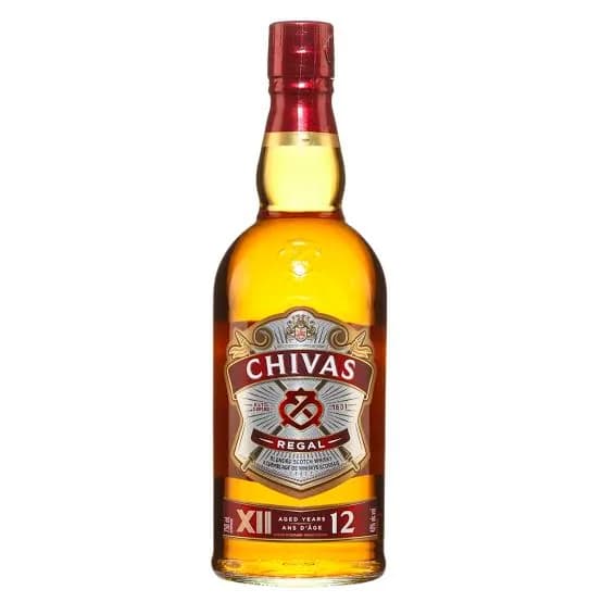 A bottle of Chivas Regal 12 Year Old