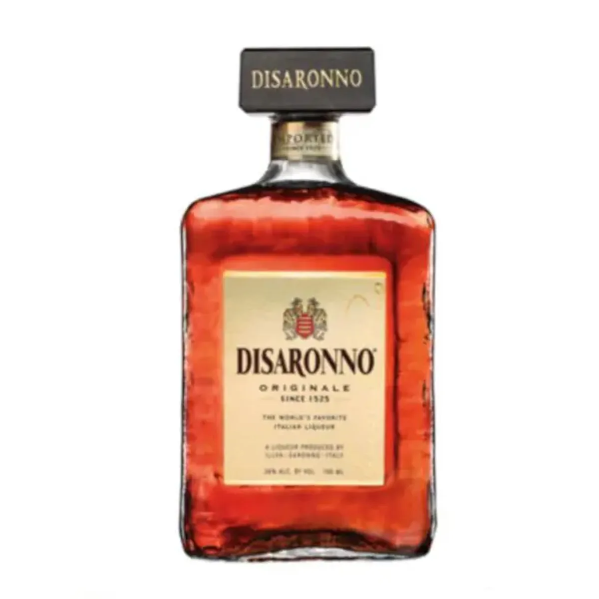 A bottle of Disaronno