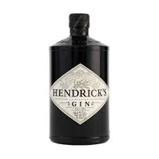 A bottle of Hendrick's