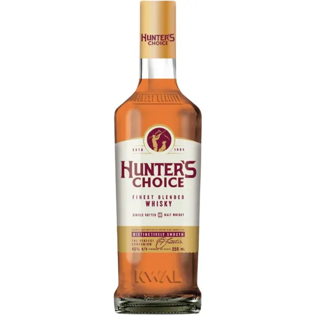 A bottle of Hunter's Choice