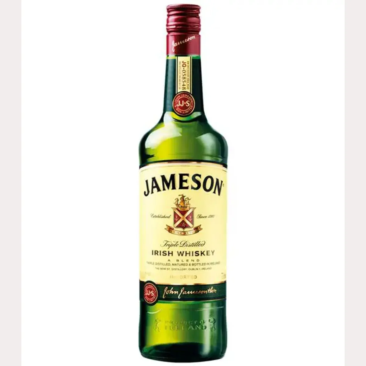 A bottle of Jameson