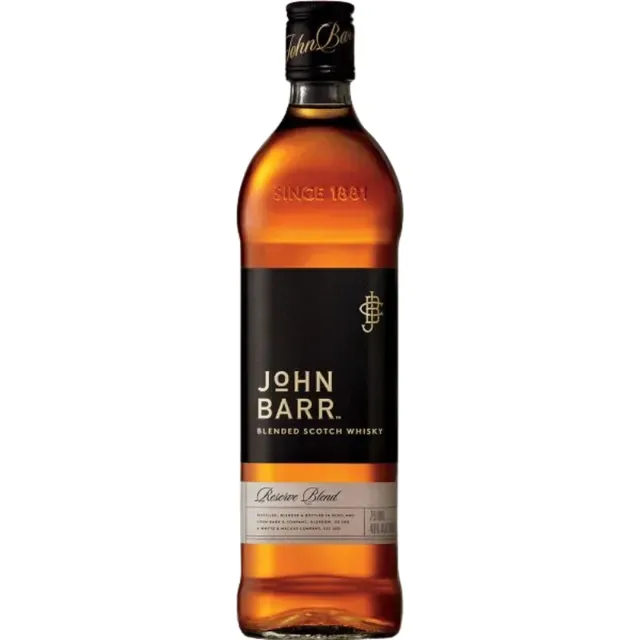 A bottle of John Barr Black