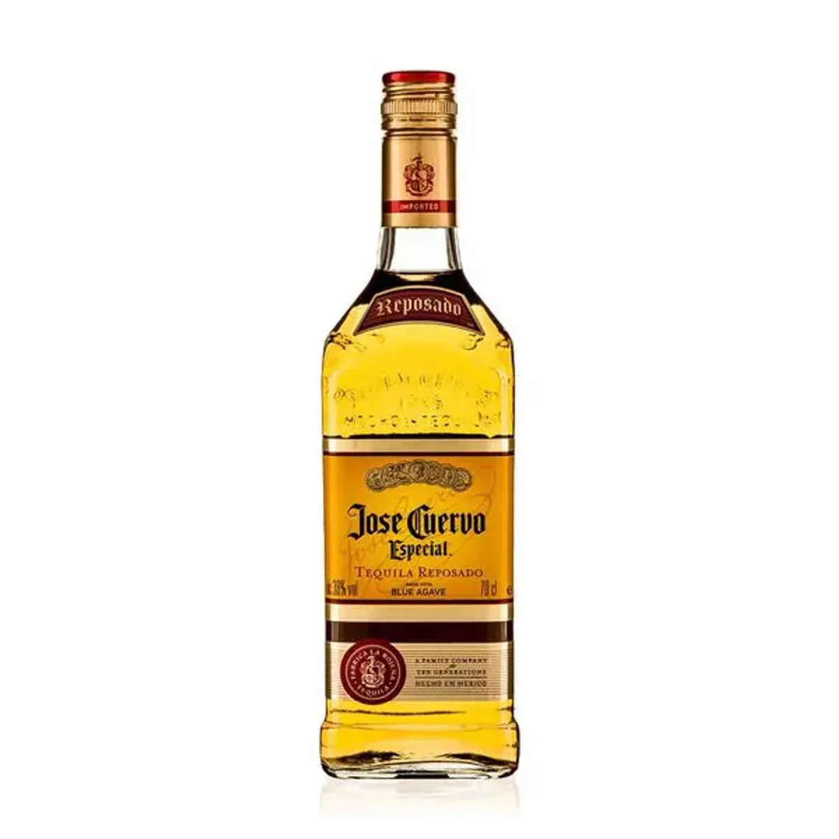 A bottle of Jose Cuervo Gold
