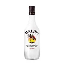 A bottle of Malibu