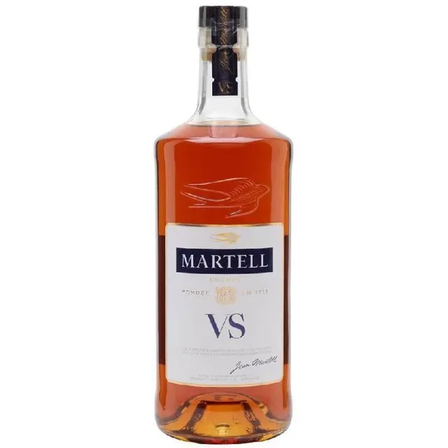 A bottle of Martell VS