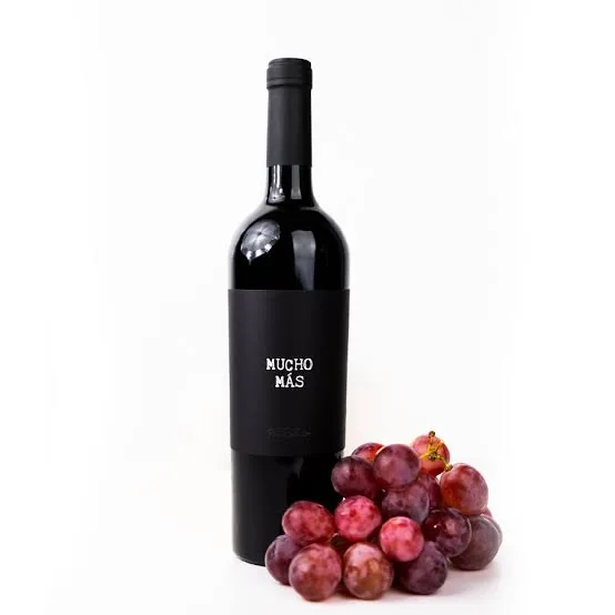 A bottle of Mucho Más Red Edition