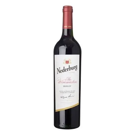 A bottle of Nederberg Merlot
