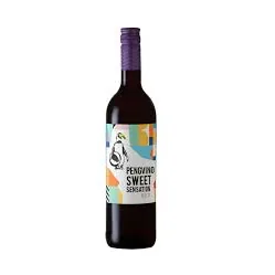 A bottle of Pengvino Sweet Red