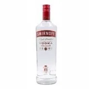 A bottle of Smirnoff Vodka