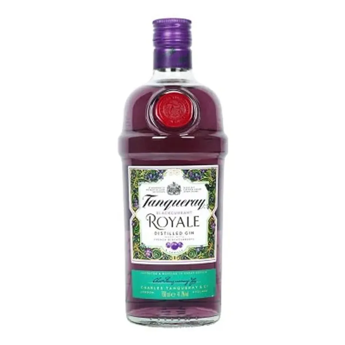 A bottle of Tanqueray Blackcurrant Royale