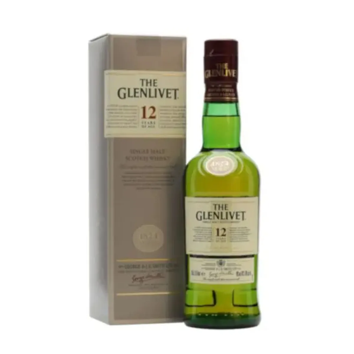 A bottle of The Glenlivet 12 Year Old