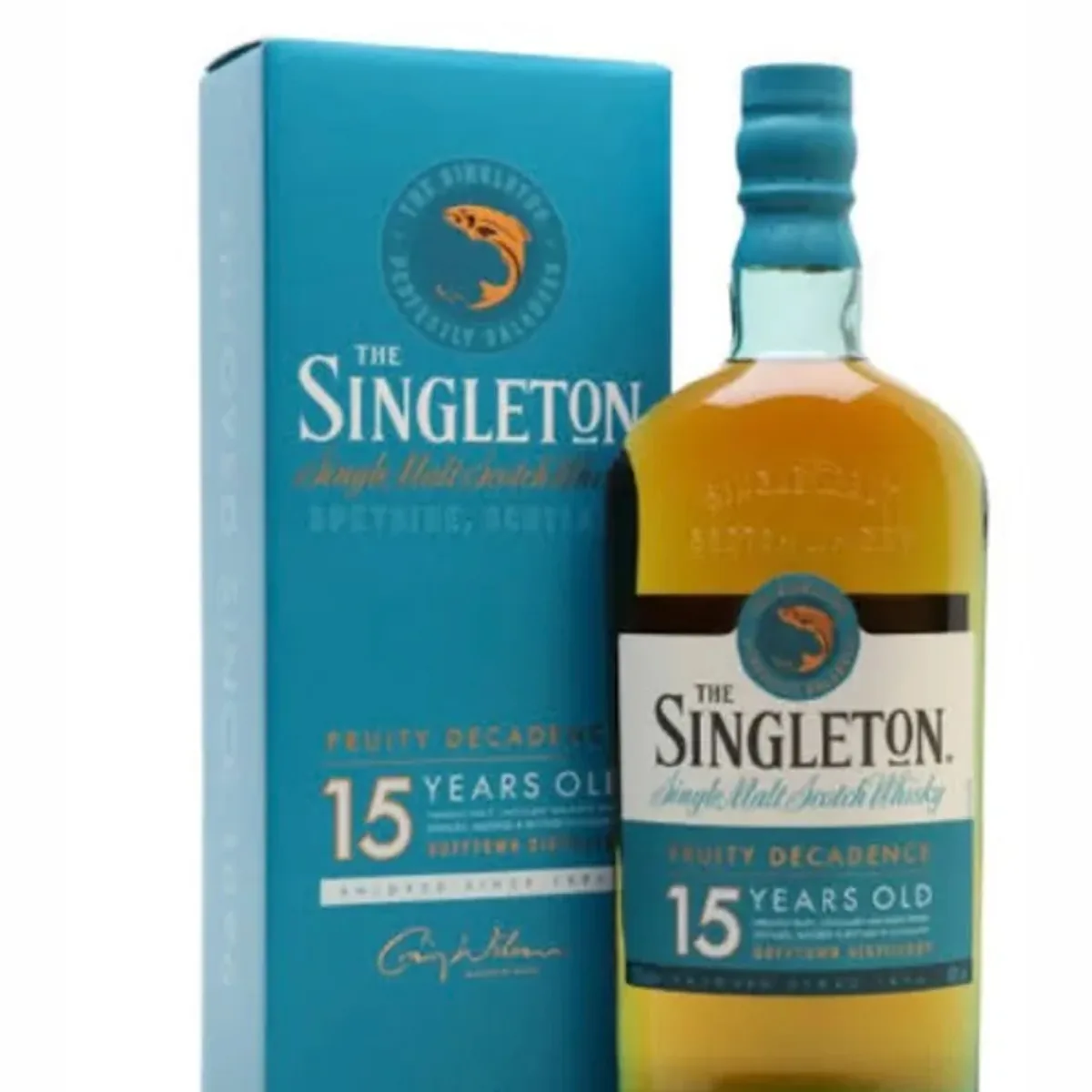 A bottle of The Singleton 15 Year Old